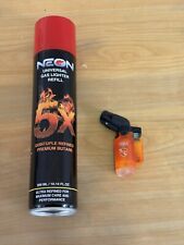 1 Can Neon 5X Butane Fuel Plus Free Torch Lighter With   Free Shi picture