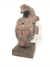 Large Mayan King/Lord Pacal Terra Cotta Head Sculpture/Statue- Pre Colombian. picture