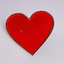 Stunning Red Heart - Chipped With Love  Enamel Pin - Lapel, Jacket, Hat - Nice picture