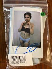 Japanese Sexy Cute Girl Idol  Auto Cheki Pic & Costume Lingerie Panty  (Only 1) picture