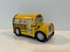 Vintage M&M's Yellow School Bus Collectible Tin picture