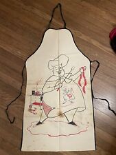 Vintage Big Boy Chef’s Apron Grilling Cotton picture