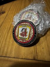 Fort Bragg Firefighter Challenge Coin picture
