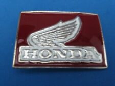 Vintage Honda MC pewter style metal belt buckle Made in USA - Collectible picture