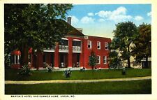 Martins Hotel and Summer Home, Union, Mo. Missouri Postcard #A-99019 picture