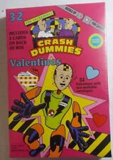 1993 Crash Test Dummies Vintage Valentines Cards Factory Sealed Box  picture