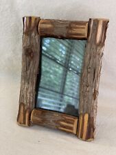 Rustic Cedar Wood Picture Frame 3.5