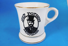 Vintage Your Father's Mustache Mug with Gold Trim. Rare Portait Version. picture