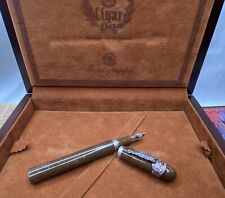 1912 MONTEGRAPPA CIGAR FOUNTAIN PEN EMBELLISHED WITH STERLING SILVER #2368 picture