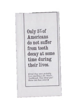 1964 Print Ad  Dr West's Toothbrush Only 5%  Americans Do Not Suffer Tooth Decay picture