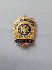 Vintage Obsolete City of New York Police Captain Badge picture