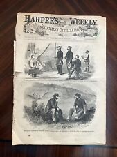 Vintage Harpers Weekly 1 Aug 1863. Vicksburg, Riots, Colored Orphan Asylum Burns picture