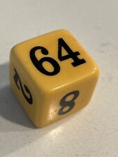 Old butterscotch bakelite jumbo doubling cube dice MA 052424@ picture