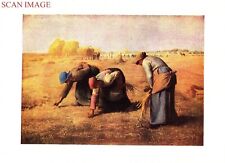 MILLET Print c1910 'The Gleaners' Original Antique Art Plate 716/26 picture