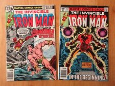 Lot of 2 INVINCIBLE IRON MAN: #120 *Key*, 122 (VG/FN) *Super Bright & Glossy* picture