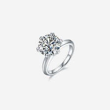 5 Carat Moissanite 925 Sterling Silver Ring picture