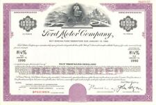 Ford Motor Co. - $10,000 Specimen Bond - Specimen Stocks & Bonds picture