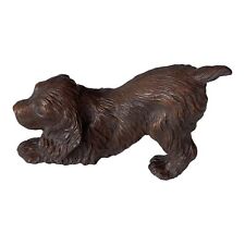 Vintage Red Mill MFG Brown Handcraft Cocker Spaniel Puppy Dog Sculpture Figurine picture