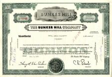 Bunker Hill Co. - Stock Certificate - General Stocks picture