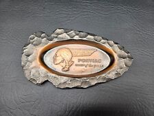 Pontiac Chief Of The Sixies Arrowhead Shaped Copper Coin/Tip Tray picture