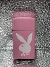 Vintage 2010 Playboy Bunny Head Logo Pink Slim Zippo Lighter. Rare picture