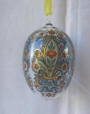 Hutschenreuther Germany Crystal Easter Egg Ornament Glass Ei Knobl 2001 picture