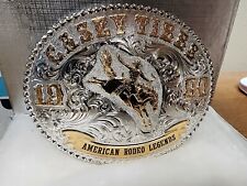 RARE - 1990 Gist Casey Tibbs American Rodeo Legends Belt Buckle ARL-101 SN#290  picture