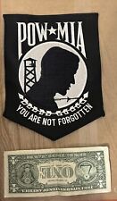 POW MIA Large Patch NEW 6” x 8” Sew-On picture
