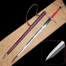 15th Century Italian S-shape Longsword Reproduction With Genuine Leather Sheath picture