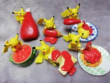 Pokemon Mini Figure lot of 6 Pikachu Re-ment Ketchup Omelette rice Character   picture
