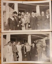 Two Vintage Family Group Photos picture