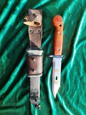 YUGO RUSSIAN IRAQI 6x3 Type I MILITARY FIGHTING TRENCH knife scabbard frog strap picture