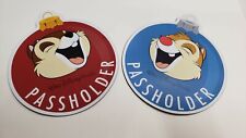 Homemade Disney Passholder LOT of 2 magnets (NOT ORIGINAL) A- Quality (READ) picture