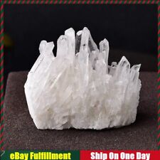 150g Large Natural White Clear Quartz Crystal Point Cluster Specimen Healing Gem picture