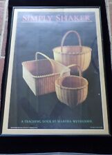 SIMPLY SHAKER A TEACHING TOUR BY MARTHA WETHERBEE POSTER -FRAMED picture
