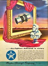 1945 Hughes Aircraft Co. Sky Fighters Ammunition Boosters Vintage Print Ad picture