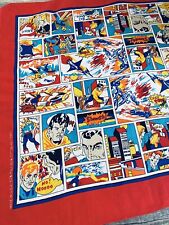 Vintage Bandana Fabric Cotton Blend Pop Art Comic Marvel Superhero 22” USA picture