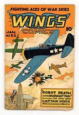 Wings Comics #53 GD/VG 3.0 1945 picture