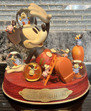 Mickey Mouse Walt Disney Snow Globe Music Box Mickey's Nightmare picture