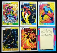 5 Card Lot - 1991 Marvel Universe 2 Legends #139 #140 #141 #143 #144 - RAW/MINT+ picture
