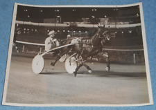 1970s Harness Racing Photo Horse Thorpe Messenger Stanley Banks Sportsman's Park picture