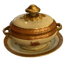 Mottahedeh Lowestoft Reproduction Lidded Tureen & Platter Chinese Export Design picture