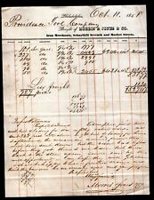 1848  Providence Tool Company - Philadelphia   RARE Letter Head Bill picture