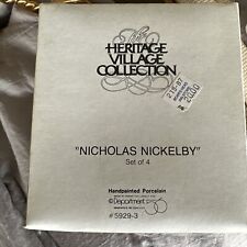 Christmas Dept 56 Heritage Village Collection Figures Nicholas Nickelby #5929-3 picture