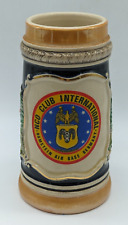 Vintage 1967 NCO Club International RAMSTEIN AIR BASE GERMANY Beer Stein USAF picture