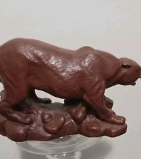 Vintage 1993 Red Mill Mfg Mountain Lion Figurine Statue Cougar  Resin picture