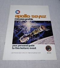 VINTAGE APOLLO SOYUZ MISSION PROFILE YOUR PERSONAL GUIDE TO THIS HISTORIC EVENT picture