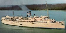 Vintage Postcard Eastern Steamship Corp, Miami FL, SS Evangeline At Sea Unposted picture