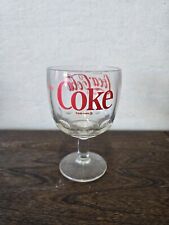 Vintage Coca Cola Thumbprint Goblet picture