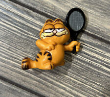 Vintage 1978 1981 Garfield PVC Figure Toy with Tennis Racket picture